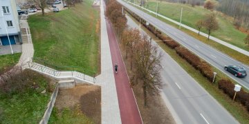Justiniškėse nutiestas naujas dviračių ir pėsčiųjų takas