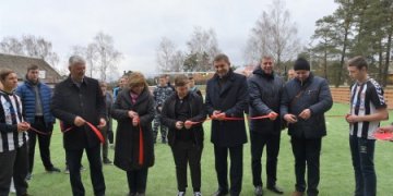 Sporto aikštelės atidarymas Pabarėje