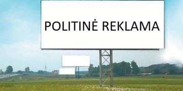 Politinės reklama privalo būti pažymėta