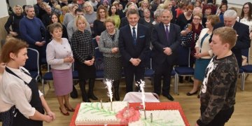 Naujas istorinio pastato įvaizdis – Turgelių laisvalaikio salės atidarymas po remonto