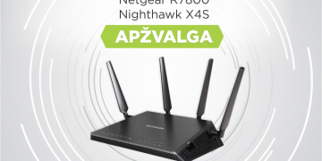 „Netgear R7800 Nighthawk X4S“ apžvalga