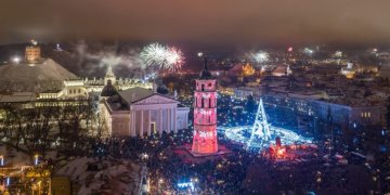 Pamatykite, kaip įspūdingai Vilnius pasitiko 2019 metus