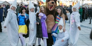 Sostinės centre – linksma Stačiatikių Kalėdų šventė