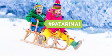 Patarimai, kaip išsirinkti saugias rogutes vaikams