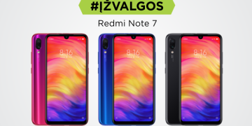 Pristatytas naujas „Xiaomi“ prekės ženklas ir „Redmi Note 7“ su 48 Mpix kamera