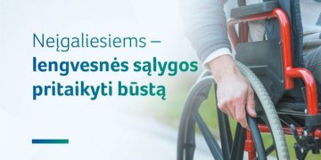 Neįgaliesiems – lengvesnės sąlygos pritaikyti būstą