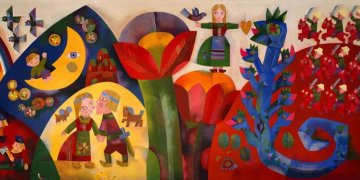 Atgims legendinės Vilniaus vaikų kavinės „Nykštukas” sienų tapyba