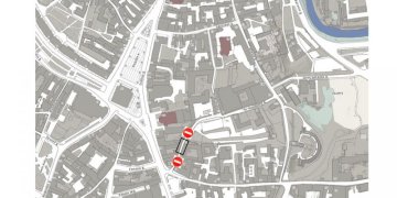 Dėl filmavimo darbų Senamiestyje – laikini eismo ribojimai