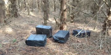 Šalčininkų rajone kontrabandininkai neteko stambaus rūkalų krovinio