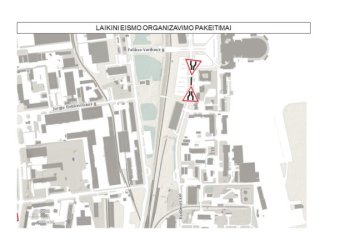 Dėl planuotų darbų Rodūnios kelyje – laikini eismo pakeitimai