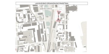 Dėl planuotų darbų Rodūnios kelyje – laikini eismo pakeitimai