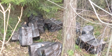 Šalčininkų rajone netoli cigarečių krovinio sulaikyti vyrai bandė apsimesti žvejais