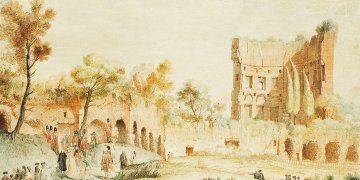 LVII Vilniaus aukciono pažiba – ypatinga P. Smuglevičiaus akvarelė, o intriga – brangiausiai įkainotas A. Samuolio paveikslas