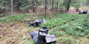 VILNIAUS RAJONE KONTRABANDININKAI PRAGANĖ CIGAREČIŲ UŽ 15 TŪKST. EURŲ