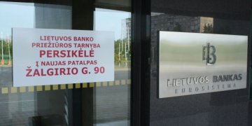 Lietuvos banko du padaliniai dirba naujoje vietoje