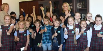 Jaunieji trakiečiai merei pažėrė daugybę klausimų