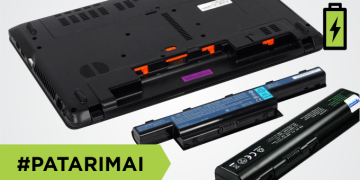 Pakaitinė ar originali: kaip išsirinkti bateriją nešiojamam kompiuteriui?