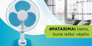 Patarimai, kaip išsirinkti ventiliatorių