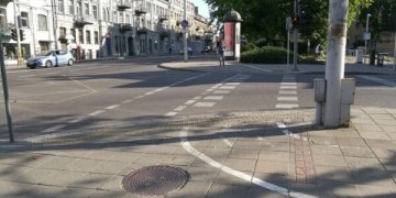 Dviratininkų saugumui ir patogumui – gatvėse pažymėtos dviračių pervažos