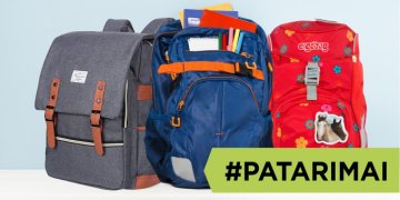 Patarimai, kaip išsirinkti kuprinę moksleiviui perkant internetu