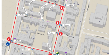 Liepos 4 d. renginio „Naktinis Vilniaus kriteriumas 2019″ metu – laikini eismo ribojimai