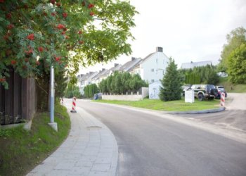 Atnaujinta sostinės Noragiškių gatvė