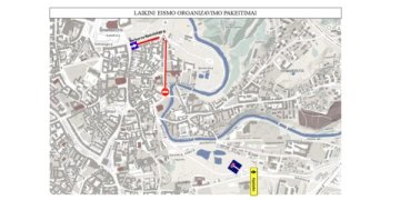 Nuo rugsėjo 13 d. – laikini eismo ribojimai Maironio, B. Radvilaitės gatvėse