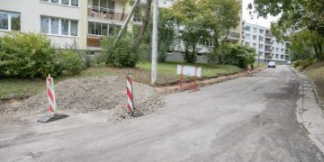 Atnaujinama Oginskio gatvė Antakalnyje