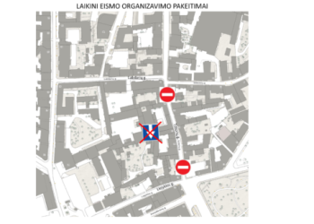 Dėl planuotų darbų Totorių gatvėje – laikini eismo pokyčiai