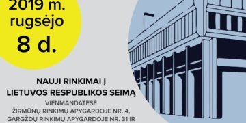 Rugsėjo 8-ąją nauji rinkimai į Lietuvos Respublikos Seimą trijose apygardose