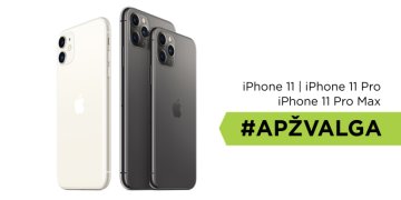 Pirmas žvilgsnis į „iPhone 11“, „iPhone 11 Pro“ ir „iPhone 11 Pro Max“