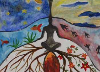 Seime bus pristatyta Šalčininkų rajono mokyklų mokinių piešinių paroda „Pasaulio gyvybės medis“