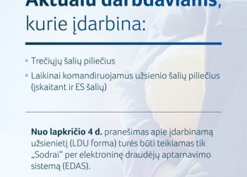 3 institucijos susitarė: dalinsis informacija apie darbuotojus iš užsienio