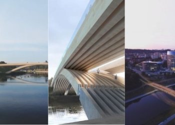 Paaiškėjo kaip atrodys naujasis pėsčiųjų tiltas Vilniuje