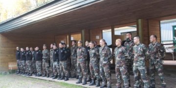 Specialiosios paskirties skyriaus padalinių šaudymo varžybose dalyvavo gausus būrys pareigūnų