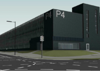 Šalia Vilniaus oro uosto baigiama statyti daugiafunkcė stovėjimo aikštelė