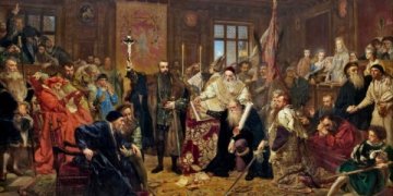 Monumentalioji Jano Mateikos drobė skaičiuoja paskutines viešnagės Valdovų rūmuose dienas