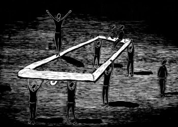 Juodai balti „Pamąstymai” Eglės Šaltės grafikos darbų parodoje Antakalnio galerijoje