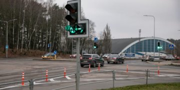 Rekonstruota Ąžuolyno gatvė Vilniuje tapo saugesnė ir modernesnė