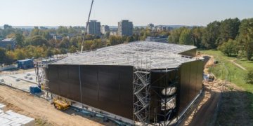 Lazdynų baseino statybos pristabdytos dėl rangovo kaltės – bus skelbiamas naujas konkursas