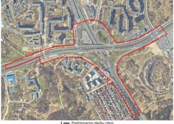 Kaip atrodys atnaujinta sankryža prie Nacionalinio stadiono Vilniuje?