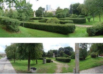 E. Balsio skvero rekonstrukcijos projektas: su vardiniais suoliukais ir scena kultūros renginiams