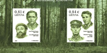 Išleidžiamas pašto ženklų blokas, skirtas Lietuvos partizanams