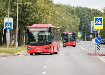 Didinamas Vilniaus viešasis transportas" vairuotojų darbo užmokestis