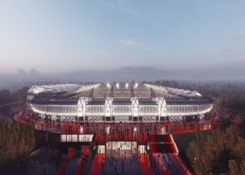 Daugiafunkcinio sporto komplekso Vilniuje statyba