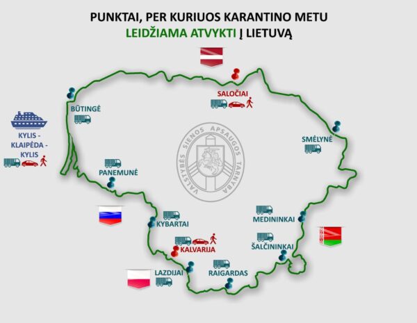Lietuva nebeįsileidžia iš Rusijos ir Baltarusijos vykstančių lengvųjų automobilių