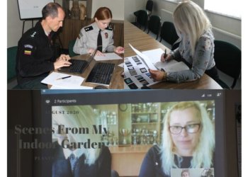 Vilniaus pasienio rinktinėje posėdžiavo komisija, rinkusi mokinių poezijos konkurso ,,100 eilėraščių pasieniui” laureatus