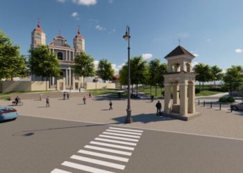 Vizualizacija Jono Pauliaus II aikštės