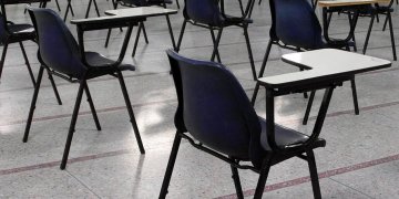 egzaminas karantino laikotarpiu