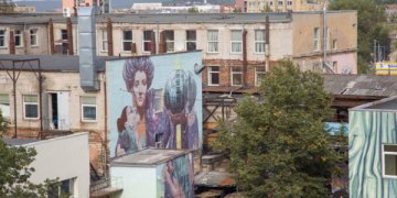 Vilnius virs viena didele meno galerija po atviru dangumi